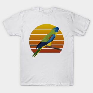 jz.birds Turquoise Parrot Bird Animal Art T-Shirt